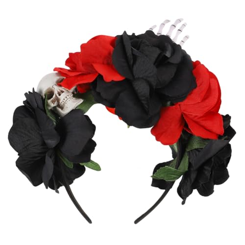 Ipetboom Halloween Haarreif Mit Künstlicher Hand Und Totenkopfmuster Stirnband Aus Hochwertigem Material Party Haarschmuck Für Junge Mädchen Und Bekannte von Ipetboom