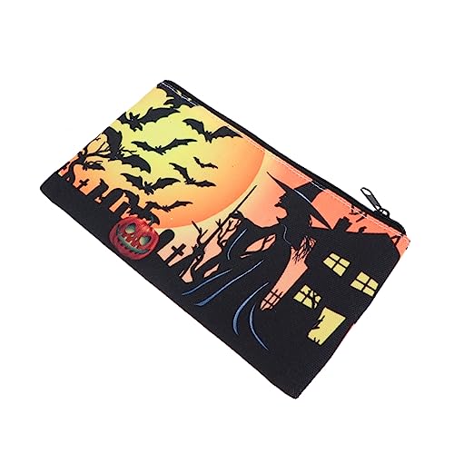 Ipetboom Halloween Kosmetiktasche Mit Druck Multifunktionale Make-up Aufbewahrung Für Mädchen Leicht Und Strapazierfähig Für Partys Reisen Und Alltag von Ipetboom