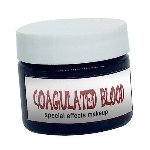 Ipetboom 30g Realistic Fake Blood Für Halloween Makeup Coagulated Blood Für Cosplay Zombie Und Horror-effekte Wassergängig Und Leicht Abwaschbar Für Partys Und Bühnenaufführungen von Ipetboom