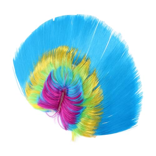 Ipetboom Bunte Rocker Perücke Für Kostümpartys Lustige Punk Für Und Cosplay-accessoire Für Festlichkeiten Und Besondere Anlässe von Ipetboom