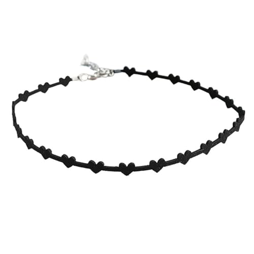Ipetboom Herzkette Für Kreatives Schlüsselbein- Mit Herz-design Choker-kette Für Mädchen Verstellbare Ipetboom Herzkette Für Kreatives Schlüsselbein- Mit Herz-design Choker-kette Für Mädchen Verstellbare von Ipetboom
