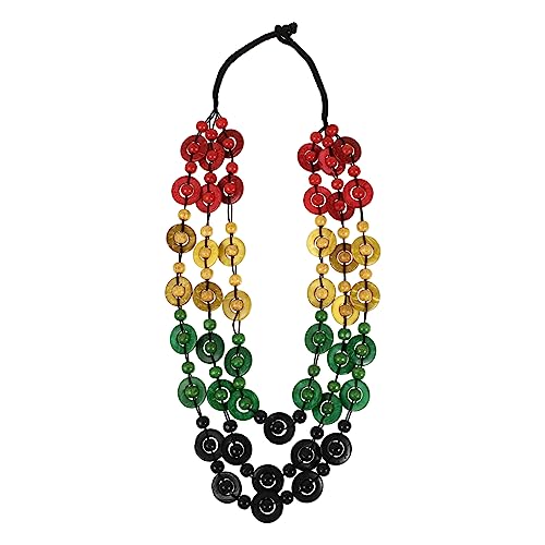 Ipetboom Halskette aus Kokosnussschalen-Holzperlen retro Muschelhalskette Halsketten mit Anhänger für Frauen Anhänger Sommerketten sommerliche Strandkette böhmische Halskette Bambus von Ipetboom