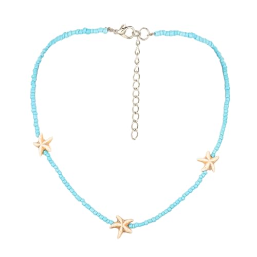 Ipetboom Bohemian Clavicle Kette Mit Reisperlen Für Frauen Und Mädchen Handgefertigt Eleganter Strand Schmuck Für Kleider Shirts Für Partys von Ipetboom