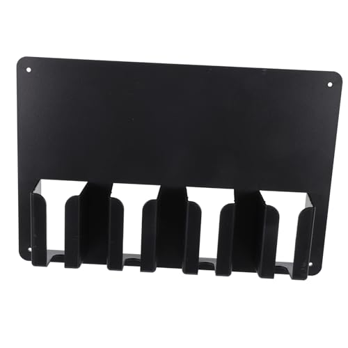 Ipetboom Halter Für Haarschneidemaschinen Aufbewahrungsregal Für Friseursalons Organizer Für Haarscheren Friseurwerkzeuge Wandmontage Schwarz Platzsparend Elektrische Haarschneidemaschine von Ipetboom