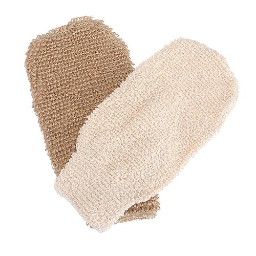 Ipetboom Jute-badehandschuhe Peeling-rücken- Und Körperschrubber Gewebte Handschuhe Für Männer Und Frauen Einfach Zu Verwenden von Ipetboom