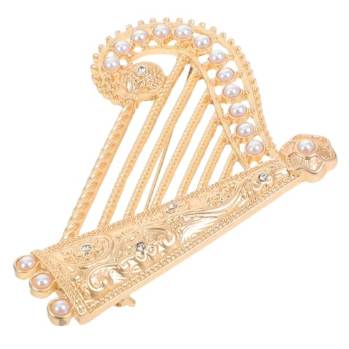Ipetboom Harp Brosche für Damen Metall Anstecknadel im Harfen Design Brosche für Kleidung Schals Hüte für Verschiedene Outfits Anlässe Langlebig von Ipetboom