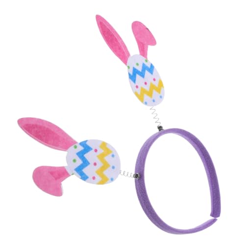 Ipetboom Hasenohren-stirnband Für Feiertage Mit Ei-design Als Verkleidungszubehör Für Junge Mädchen Und Erwachsene Cosplay-party-accessoire von Ipetboom