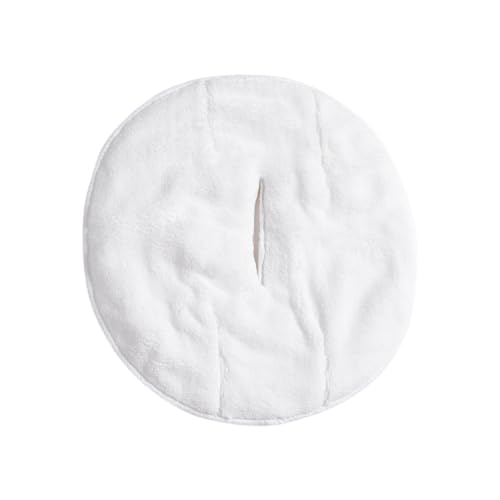 Ipetboom Fleece Gesichtsmaske Tuch Wiederverwendbares Hautpflege-handtuch Für Feuchtigkeitsspendende Gesichtsbehandlungen Für Frauen Weiß von Ipetboom