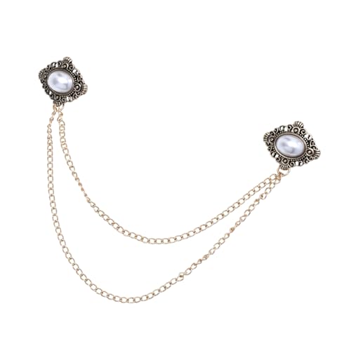 Ipetboom Herren Anstecknadel Brosche aus Poliertem Legierungsmaterial Vintage Kragenclip für Anzug und Hemd Modische Schmuckdekoration für Vielseitige Anlässe Stilvoll und Langlebig von Ipetboom