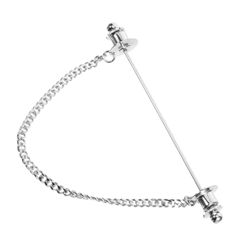 Ipetboom Herren Broschen Pin mit Kette Metall Kragenstift Krawattennadel Anzug Accessoire für Party Bankett Festlichkeiten von Ipetboom