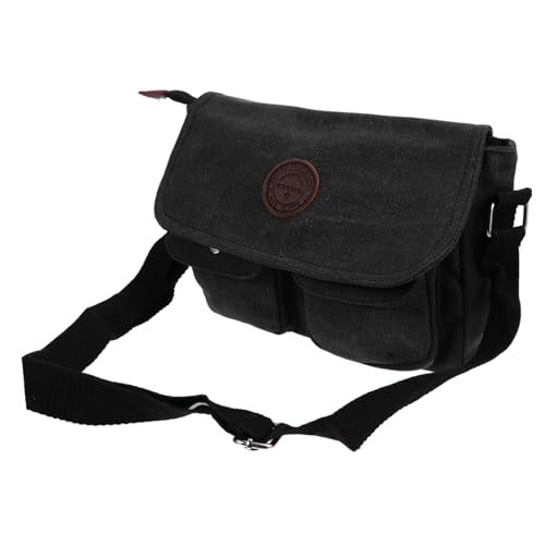 Ipetboom Herren Umhängetasche Schultertasche Canvas Große Kapazität Leicht Tragbar Alltag Reise Business Tasche von Ipetboom