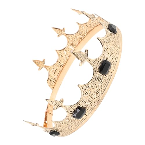 Ipetboom Königskrone Metall-haarband Für Herren Cosplay-krone Für Halloween-party Mittelalterliche Tiara Für Themenfeste von Ipetboom