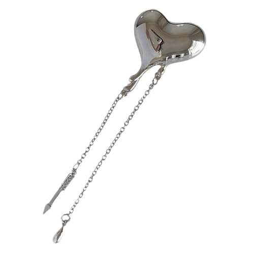 Ipetboom Herz Brosche Kette für Damen Anstecknadel Legierung Robust und Langlebig als Valentinstagsgeschenk Schickes Accessoire für Kleidung und Schal von Ipetboom