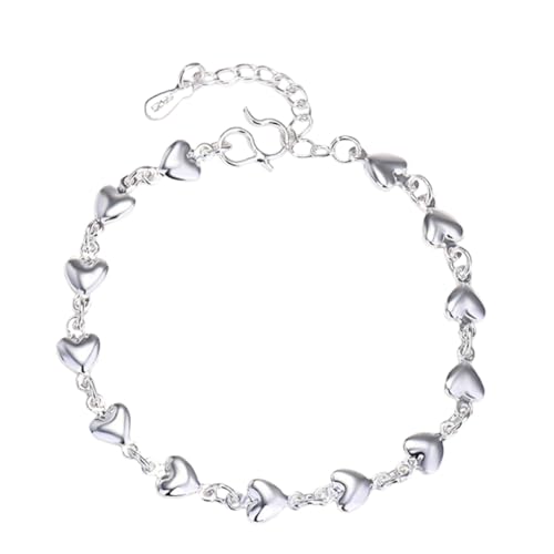 Ipetboom Herzarmband für Damen Verstellbares Damenarmband für Besondere Anlässe Perfektes für Frauen zu Weihnachten Geburtstagen Jubiläen von Ipetboom