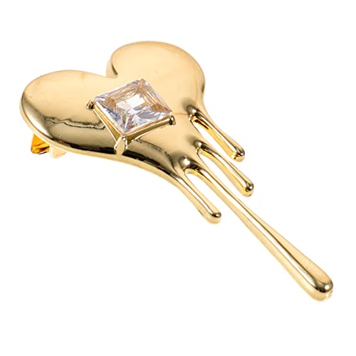 Ipetboom Herzförmige Brosche Metall -brosche Für Damen Anstecknadel Für Hochzeiten Und Besondere Anlässe Und Langlebige Dekoration Für Kleider Taschen Und Schals von Ipetboom