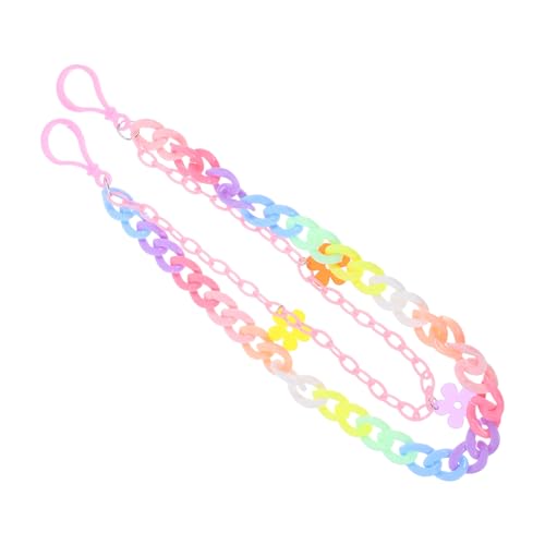 Ipetboom Hip Hop Hosenkette Abnehmbare Bunte Resin Glieder Punk Style für Damen Herren Vielseitig Jeans Röcke Rucksack Accessoire Modisch Robust von Ipetboom