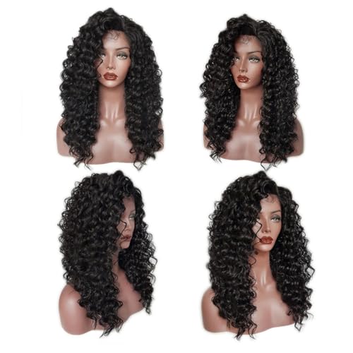 Ipetboom Lockige Kurzperücke Für Damen Wellenförmige Hitzebeständige Bob-perücke Mit Spitze Kunstfaser Leicht Und Atmungsaktiv Für Geeignet von Ipetboom