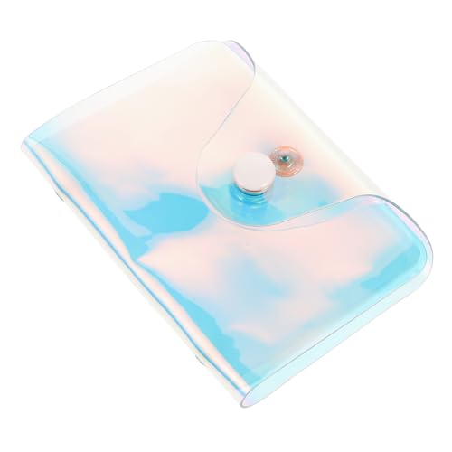 Ipetboom Transparente Kreditkartenetui Organizer Mit Hologramm Effekt Seiten Positionen Tasche Für Reisen Sport Shopping Holografische Packung Halter Hologrammtasche von Ipetboom