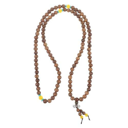 Ipetboom Holzarmband Damen Perlen Leichtes Langlebiges Dekoratives Gebetsarmband Ethno Stil Wrist Chain Accessoire von Ipetboom