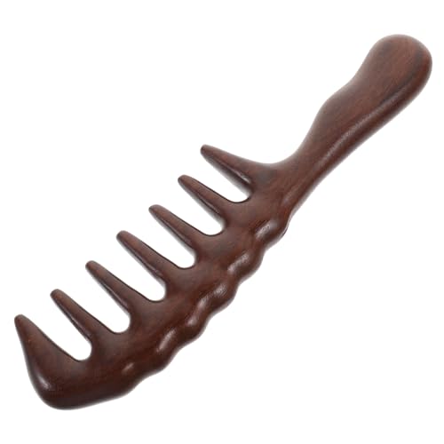 Ipetboom Massagekamm Aus Holz Schwarz Für Haarstyling Und Kopfhautmassage Tragbar Für Männer Und Frauen Friseurwerkzeug von Ipetboom