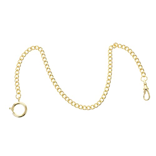 Ipetboom Hosenkette Mann Taschenuhrkette Taschenuhr Hängekette Männer Gold Taschenuhrkette Schlüsselanhänger Zubehör Ketten Galvanisierte Kette Jeanskette Metall Golden von Ipetboom