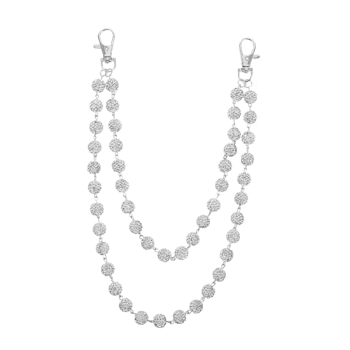 Ipetboom Hosenkette: Metall-hip-hop-herren-strass-hosen-geldbörsenkette – Einzigartige Jeans-hosenglieder Für Partys Im Punk-stil von Ipetboom