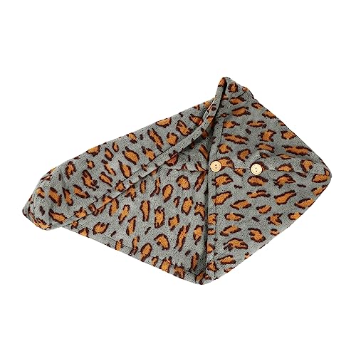 Ipetboom Hut Haar Trocken Wraps Schnell Saugfähigen Haar Trocknen Handtuch Bade Hut Grün Faux Pelz von Ipetboom