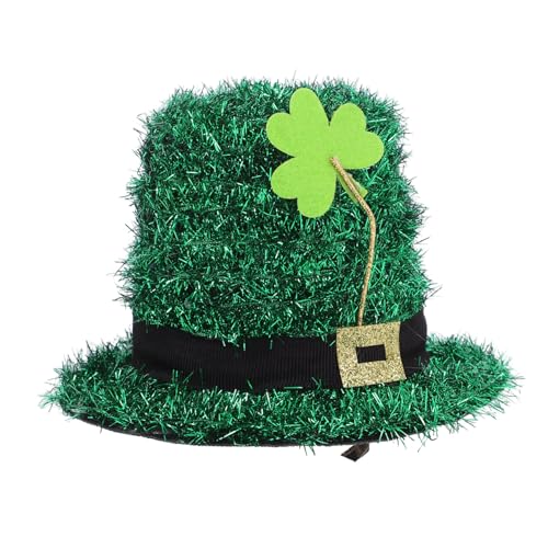 Ipetboom Haarnadeln Hut Haarnadel Kopfbedeckung irische Haarspange haarschmuck zum st. patricks Tiara Kappen Minihut für Damen st. Patricks Day Hut charmant Yingschi Kleidung Zylinder von Ipetboom