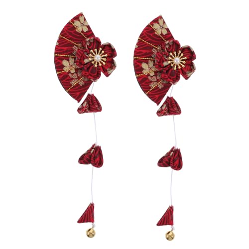 Ipetboom Japanische Stil Haarnadel Fächerform Haarspange Für Frauen Hochwertiger Stoff Und Zinklegierung Langlebiges Design Für Maskenbälle Karneval Geburtstagsfeiern Und Hochzeiten Attrakt von Ipetboom