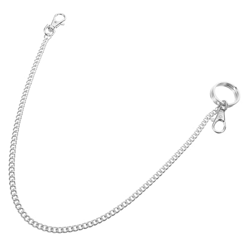 Ipetboom Jeanskette für Herren Hosenkette Metall Schlüsselanhänger mit Karabinerverschluss Gürtelkette für Geldbörsen Stilvolle Accessoires von Ipetboom