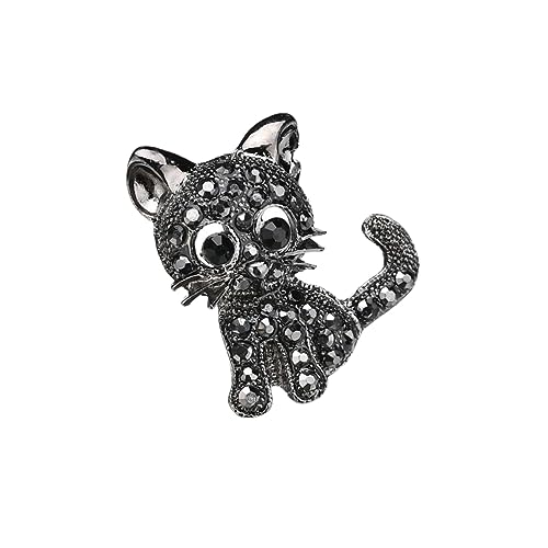 Ipetboom Kätzchen Brosche Katze Stifte Geldbeutel Broschen Name Zubehör Hallo Tasche Brosche Katze Katzenbrosche Diamond Brosche Tier Brosche von Ipetboom