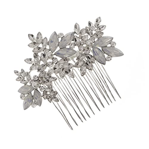 Ipetboom Braut Haarspange Kamm Braut-tiara Boho-haarspangen Hochzeit Haarspange Strass-haarnadel Braut Kopfschmuck Hochzeitshaarspangen Für Bräute Perlenspange Strasssteine Blumen Kristall von Ipetboom