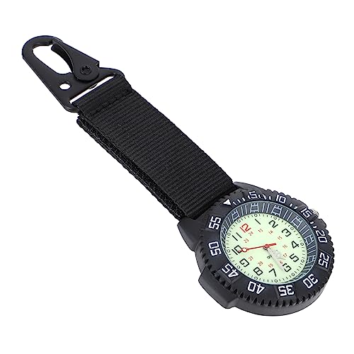 Ipetboom Karabiner Clip Uhr für Outdoor Sport Digitale Taschenuhr mit Leichtem Nylonband für Bergsteigen und Wandern Praktische Uhr für Herren und Damen von Ipetboom