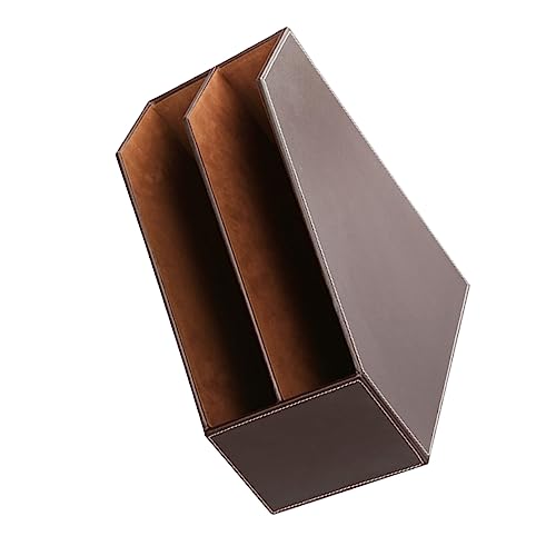 Ipetboom Creative Multifunctional Storage Box Tragbarer Hängbarer Desktop-make-up-organizer Mit Doppellagiger Aufbewahrungslösung Für Und Alltagsgegenstände Kaffeefarben Doppelt von Ipetboom