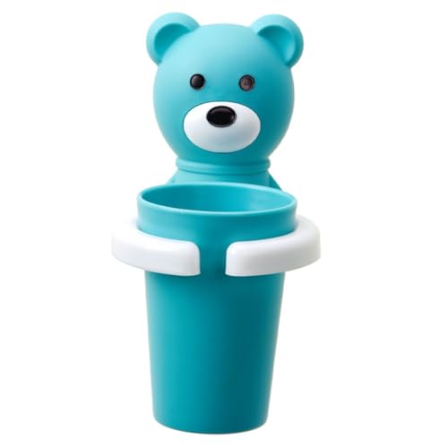 Ipetboom Kinderzahnbürsten- und Zahnpastahalter-Mundwasserbecher-Set zahnbürstenhalter Kinder zahnbürsten Halterung Zahnputzbecher für den Haushalt Bad Tassen Tassenregal, F0L00492HHWU43EQI4 von Ipetboom