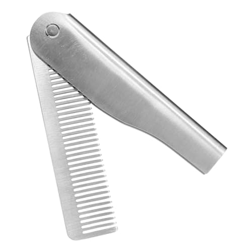 Ipetboom Klappbarer Mini-taschenkamm Aus Öl-haarkamm Für Männer Faltbarer Bartkamm Mit Feinen Zähnen Zum Stylen Von Haaren Bärten Und Schnurrbärten Praktisch Für Reise Und Tägliche von Ipetboom