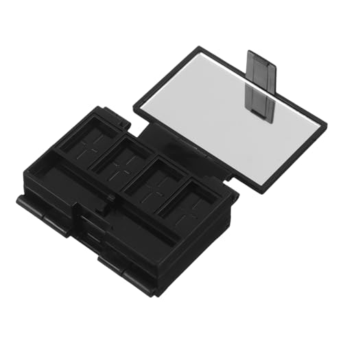 Ipetboom Leere Mini-make-up-palette Mit Spiegel Faltbare Kosmetik-organizer Für Reisen Und Alltag Geeignet Für Textmarker Lippenstift Und Puder von Ipetboom