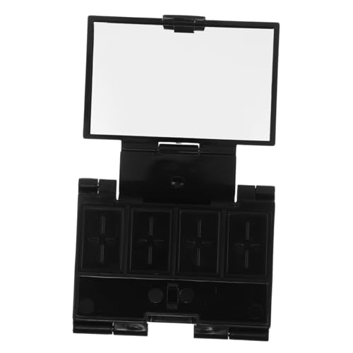 Ipetboom Klapperblatt -make -up -tablett Reise-kosmetiktaschen Für Frauen Leere Lidschattenpalette Organisator Bilden Paletten-organizer-make-up-halter Palette Aus Kunststoff Schwarz Abs von Ipetboom