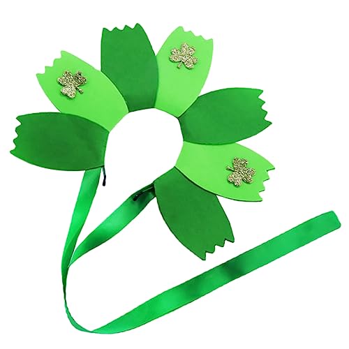 Ipetboom Klee Stirnband St Patrick s Day Haarschmuck Haarspangen Für Damen St Patricks Day Haarband Patricks Day Kostümzubehör Kleeblatt-stirnband Gründekor Kleidung Gefühlt Irland Fräulein von Ipetboom