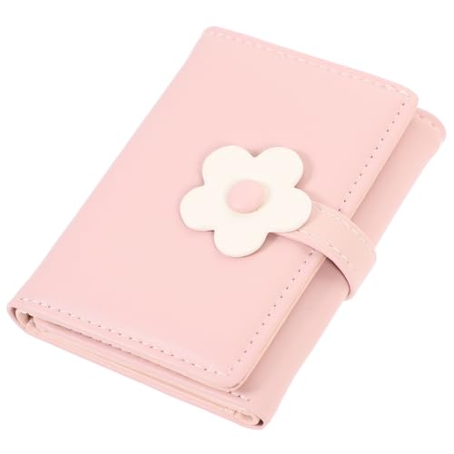 Ipetboom Kleine Damen Geldbörse aus PU Leder Gefaltetes Portemonnaie mit Blumenmotiv Vielseitiges Kartenetui und Münzfach Leichtes Modisches Kurzformat Großem Fassungsvermögen für Frauen von Ipetboom