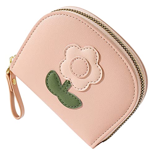 Ipetboom Kleine Damen Geldbörse aus PU Material mit Reißverschluss Multifunktionales Kartenetui mit Mehreren Fächern Kompakter Kreditkartenhalter für Teenager Mädchen für Reisen und Alltag von Ipetboom
