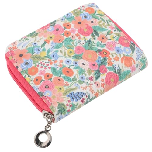 Ipetboom Kleine Damen Münzbörse mit Blumenmuster Kompaktes Portemonnaie für Alltag Reisen und Shopping Leichtes Platzsparendes Design für Kleingeld und Kleine Gegenstände von Ipetboom