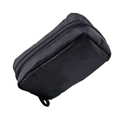 Ipetboom Klein Und Tragbar Kosmetiktasche Für Damen Wasserabweisende Make-up-Organizer-Tasche Mit Großem Stauraum Schwarz-rot Für Reisen Fitnessstudio Und Alltag von Ipetboom