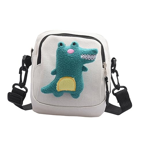 Ipetboom Kleine Umhängetasche Canvas Damen Schultertasche Dinosaurier Muster Mini Handytasche Tasche Für Handy Lippenstift Strand Party Shopping von Ipetboom