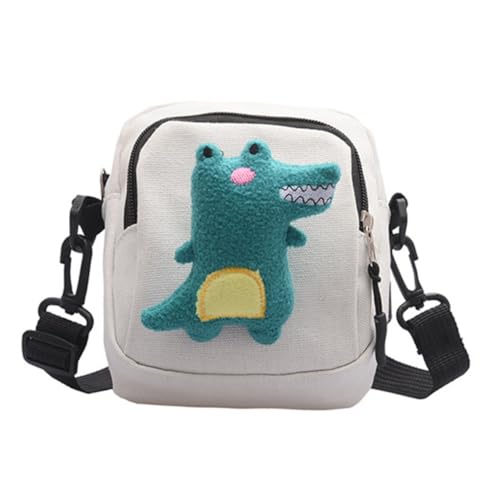 Ipetboom Kleine Umhängetasche Damen Aus Canvas Mit Dinosaurier Muster Kleiner Schultertasche Für Mädchen Exquisites Design Für Mode Und Eleganz Vielseitig Einsetzbar Für Strand Party von Ipetboom