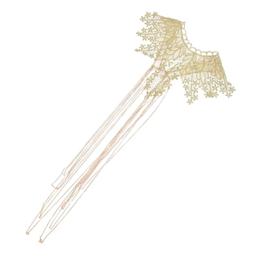 Ipetboom Körperkette Damen Spitzenmaterialien Verstellbare Boho Kette für Partys Festivals Eleganter Kettenschmuck Vielseitige Körperdekoration von Ipetboom