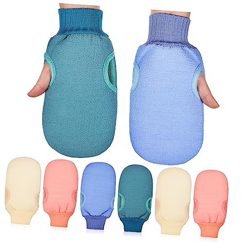 Ipetboom 8stücke Peelinghandschuhe Für Körperpeeling Badehandschuhe Mit Reinigungswirkung Duschhandschuhe Für Hautpflege Peelinghandschuhe Für Damen Und Herren Entfernen Von Hautunreinheite von Ipetboom