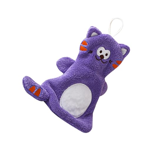 Ipetboom Korallenvlies Handtuch Saugfähig Korallentuch Reinigungswaschlappen Hautfreundliches Handtuch Frühlings Küchentuch Katzen Cartoon Badetuch Handtücher Handtücher Katze von Ipetboom