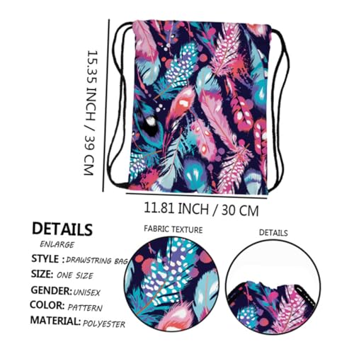 Ipetboom Kordelzugbeutel Aus Hochwertigem Polyester Faltbare Umhängetasche Bedruckter Rucksack Für Mehrzweck-aufbewahrung Für Heimwerkerprojekte Und Schulausflüge von Ipetboom