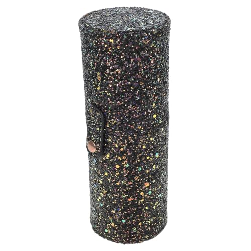 Ipetboom Schminkpinsel Behälter Aus Pu-Leder Kosmetikpinsel Organizer Zum Aufbewahren Reisetauglich Staubdichter Make-up-Pinsel-Halter Pinselhalter Kosmetik Für Make-up Pinsel Lagerung von Ipetboom